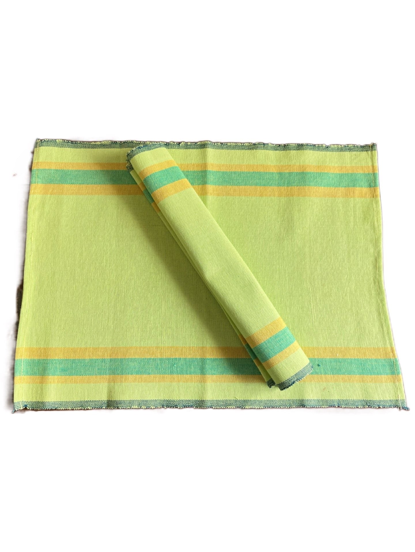 Mezbaan Lime Green Table Mats